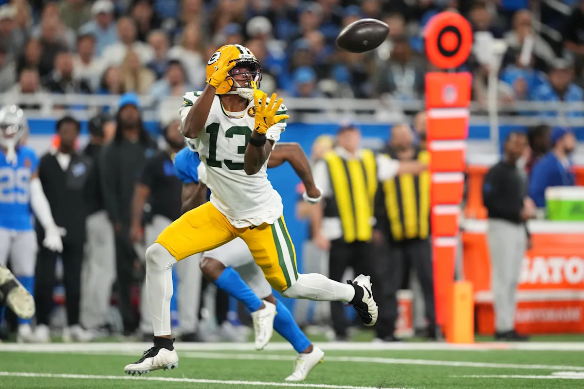 Packers reportedly trading WR Dontayvion Wicks to Eagles for draft picks observed today