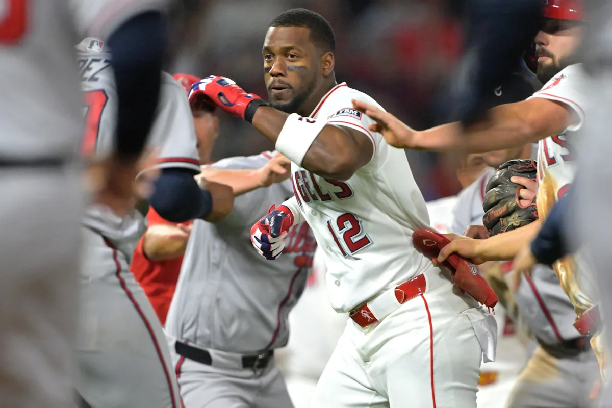 Jorge Soler's suspension reportedly reduced to 4 games for Angels-Braves fight making waves