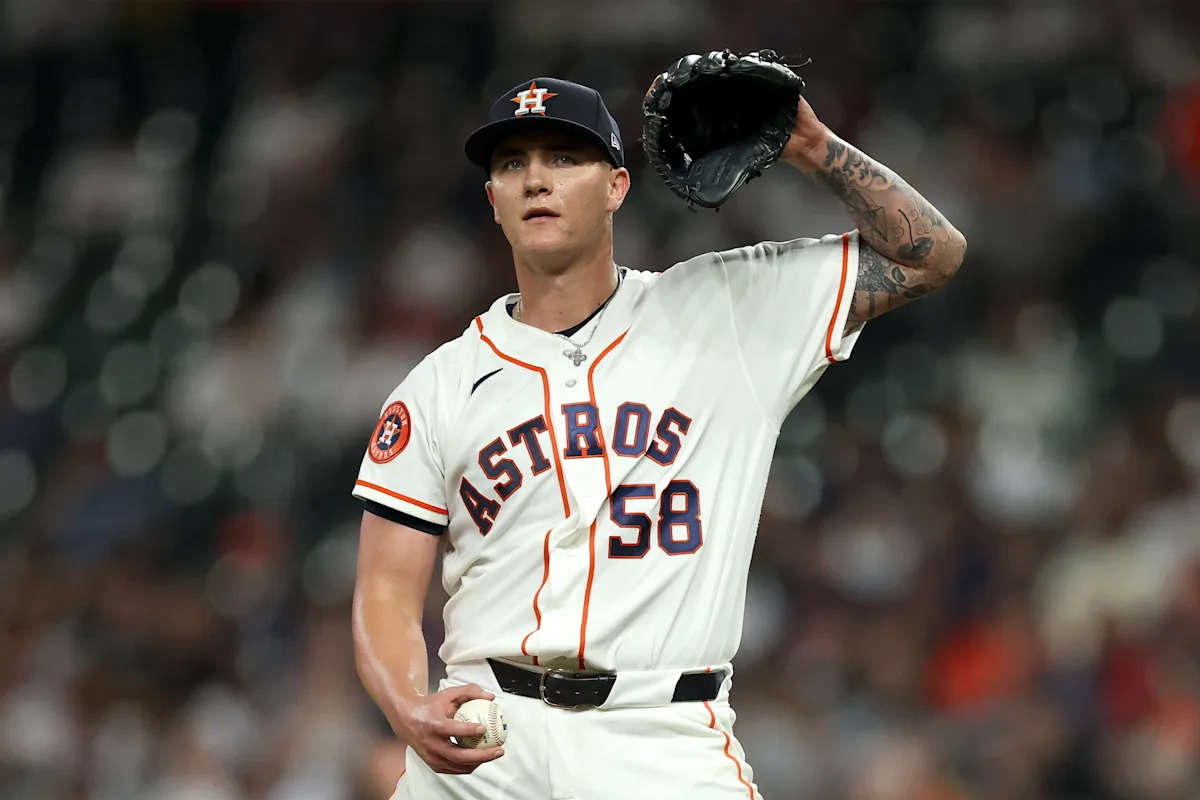 Astros ace Hunter Brown (shoulder) shut down for 'a few weeks' observed today