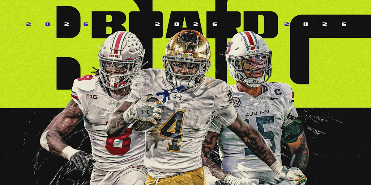 2026 NFL Draft final Significant board  Fernando Mendoza is No. 1 in full 75-player edition takes center stage