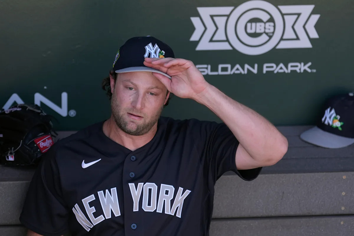 Yankees' Gerrit Cole to begin rehab assignment in Double-A on Friday making waves