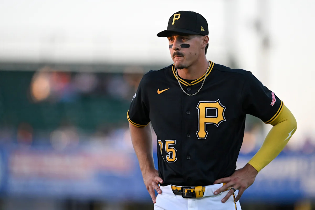 Pirates announce 9- year deal with star prospect Konnor Griffin observed today